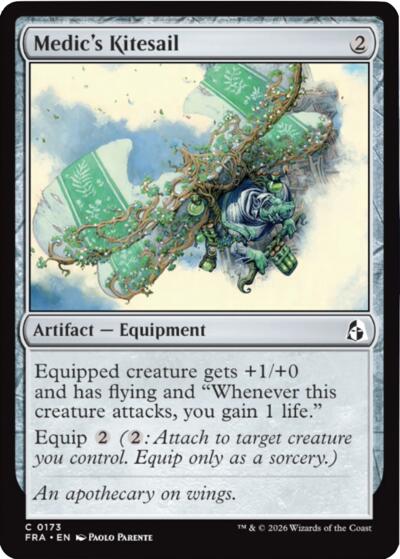 2026 Magic: The Gathering: Reality Fracture (FRA) - Medics Kitesail (#173, Common) (, Near Mint)