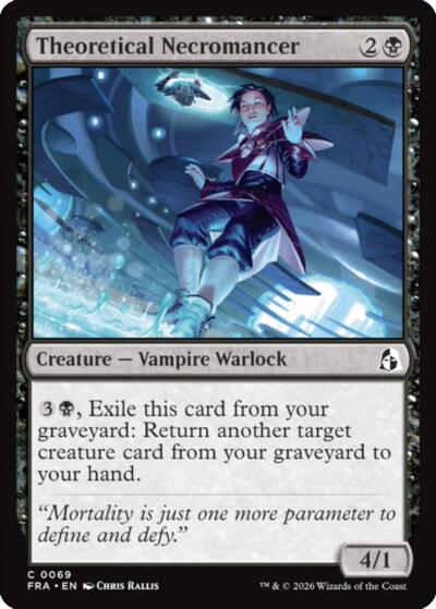 2026 Magic: The Gathering: Reality Fracture (FRA) - Theoretical Necromancer (#69, Common) (, Near Mint)