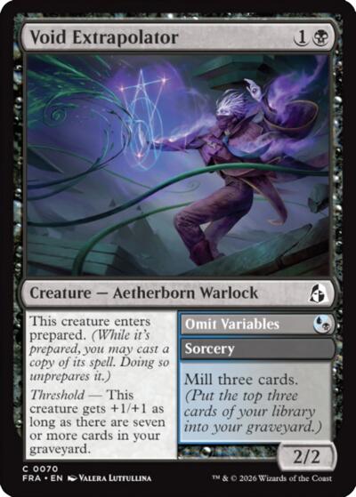 2026 Magic: The Gathering: Reality Fracture (FRA) - Void Extrapolator (#70, Common) (, Near Mint)