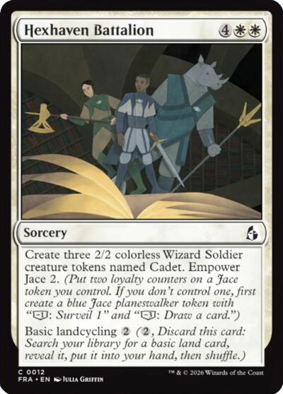 2026 Magic: The Gathering: Reality Fracture (FRA) - Hexhaven Battalion (#12, Common)