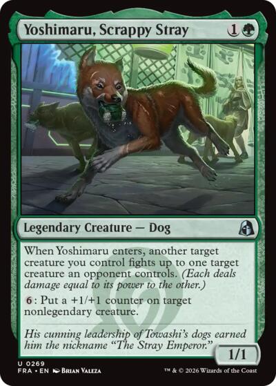 2026 Magic: The Gathering: Reality Fracture (FRA) - Yoshimaru Scrappy Stray (#269, Uncommon) (, Near Mint)