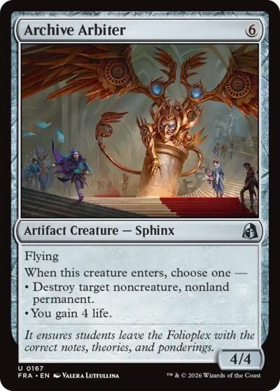 2026 Magic: The Gathering: Reality Fracture (FRA) - Archive Arbiter (#167, Uncommon) (, Near Mint)