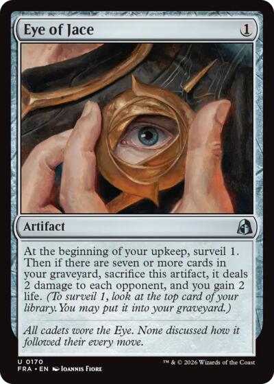 2026 Magic: The Gathering: Reality Fracture (FRA) - Eye of Jace (#170, Uncommon) (, Near Mint)