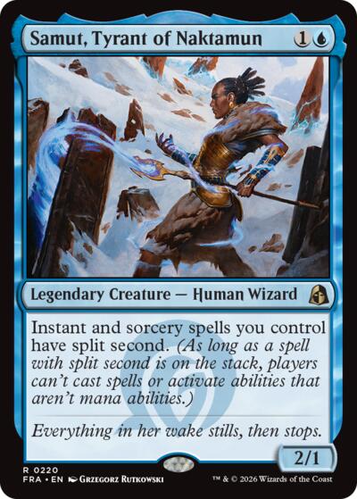 2026 Magic: The Gathering: Reality Fracture (FRA) - Samut Tyrant of Naktamun (#220, Rare) (, Near Mint)
