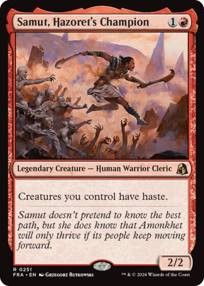2026 Magic: The Gathering: Reality Fracture (FRA) - Samut Hazorets Champion (#251, Rare) (, Near Mint)
