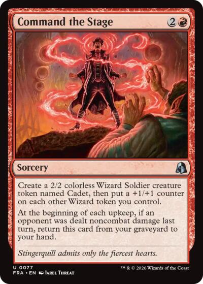 2026 Magic: The Gathering: Reality Fracture (FRA) - Command the Stage (#77, Uncommon) (, Near Mint)