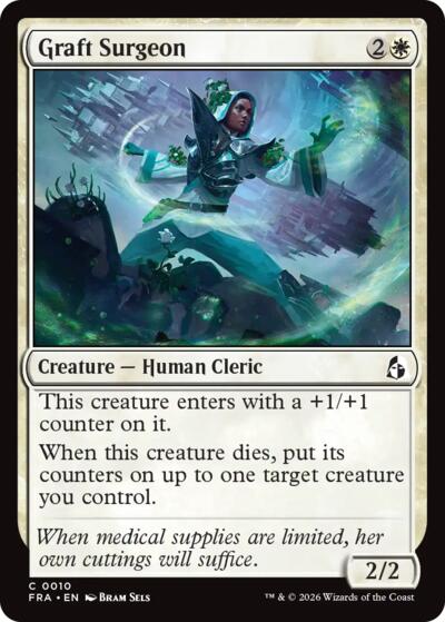2026 Magic: The Gathering: Reality Fracture (FRA) - Graft Surgeon (#10, Common) (, Near Mint)