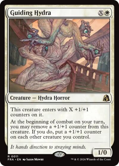 2026 Magic: The Gathering: Reality Fracture (FRA) - Guiding Hydra (#11, Rare)