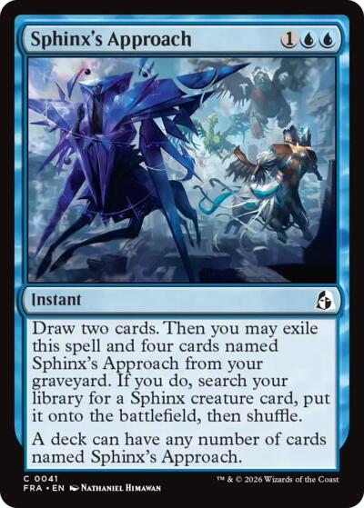 2026 Magic: The Gathering: Reality Fracture (FRA) - Sphinxs Approach (#41, Common) (, Near Mint)