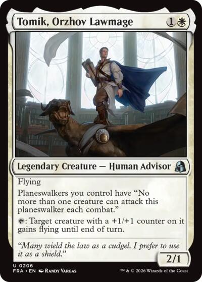2026 Magic: The Gathering: Reality Fracture (FRA) - Tomik Orzhov Lawmage (#206, Uncommon) (, Near Mint)