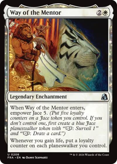 2026 Magic: The Gathering: Reality Fracture (FRA) - Way of the Mentor (#208, Uncommon) (, Near Mint)