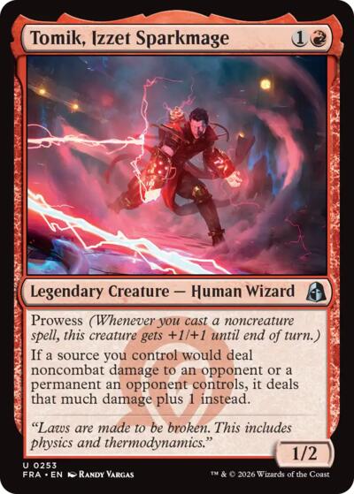 2026 Magic: The Gathering: Reality Fracture (FRA) - Tomik Izzet Sparkmage (#253, Uncommon) (, Near Mint)