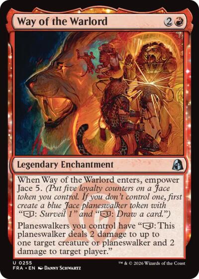 2026 Magic: The Gathering: Reality Fracture (FRA) - Way of the Warlord (#255, Uncommon) (, Near Mint)