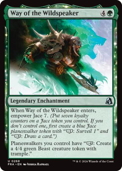 2026 Magic: The Gathering: Reality Fracture (FRA) - Way of the Wildspeaker (#268, Uncommon)