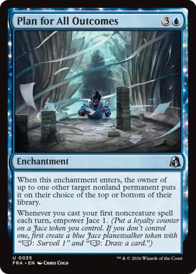 2026 Magic: The Gathering: Reality Fracture (FRA) - Plan for All Outcomes (#35, Uncommon)