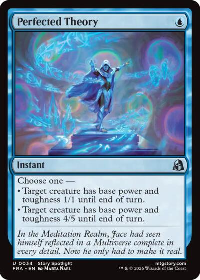 2026 Magic: The Gathering: Reality Fracture (FRA) - Perfected Theory (#34, Uncommon) (, Near Mint)