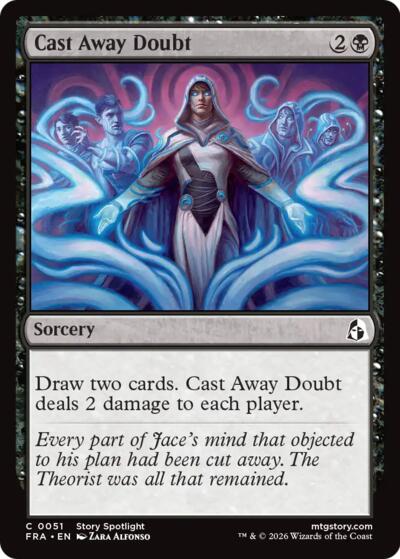 2026 Magic: The Gathering: Reality Fracture (FRA) - Cast Away Doubt (#51, Common) (, Near Mint)