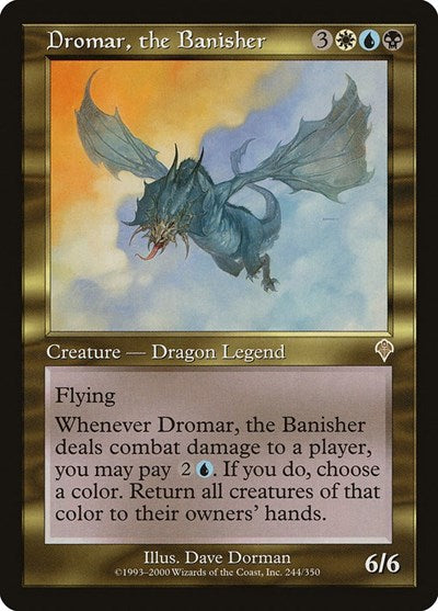 2000 Magic: The Gathering: Invasion (INV) - Dromar the Banisher (#244, Rare) (, Near Mint)