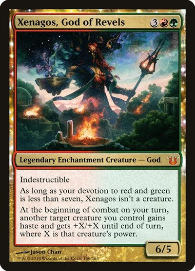 2014 Magic: The Gathering: Born of the Gods (BNG) - Xenagos God of Revels (#156, Mythic Rare) (, Near Mint)