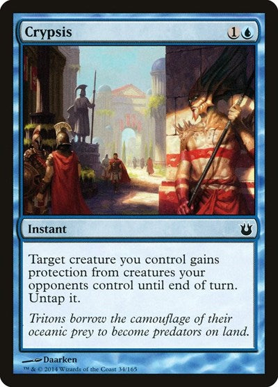 2014 Magic: The Gathering: Born of the Gods (BNG) - Crypsis (#34, Common) (, Lightly Played)