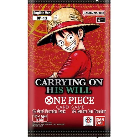 One Piece TCG — Carrying On His Will Booster Pack — OP-13