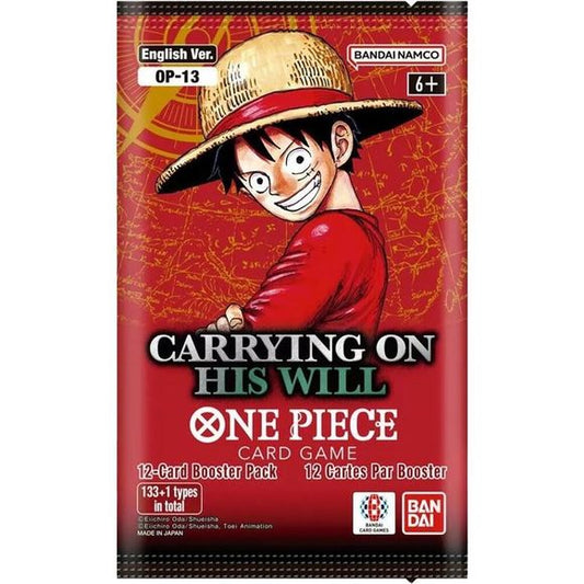 One Piece TCG — Carrying On His Will Booster Pack — OP-13