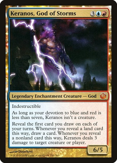 2014 Magic: The Gathering: Journey Into Nyx (JOU) - Keranos God of Storms (#151, Mythic Rare) (, Near Mint)