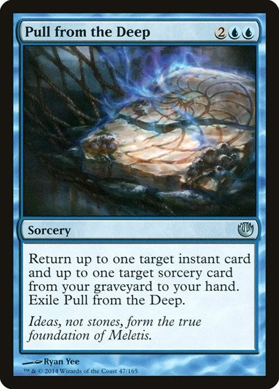 2014 Magic: The Gathering: Journey Into Nyx (JOU) - Pull from the Deep (#47, Uncommon) (, Moderately Played)