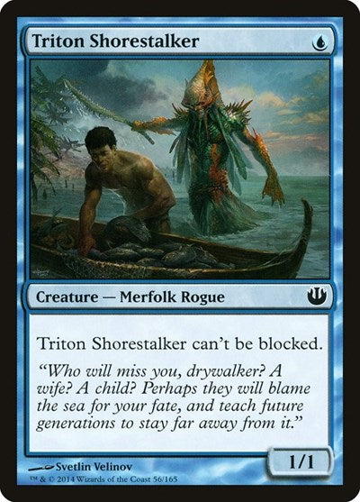 2014 Magic: The Gathering: Journey Into Nyx (JOU) - Triton Shorestalker (#56, Common) (, Near Mint)