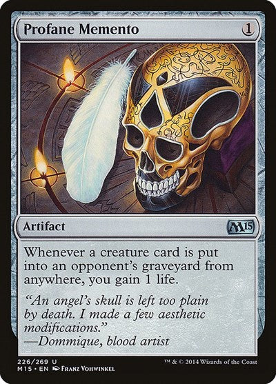 2014 Magic: The Gathering: Magic 2015 (M15) (M15) - Profane Memento (#226, Uncommon) (, Moderately Played)