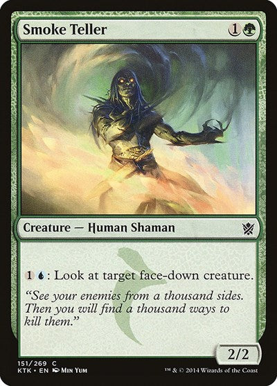 2014 Magic: The Gathering: Khans of Tarkir (KTK) - Smoke Teller (#151, Common) (, Lightly Played)