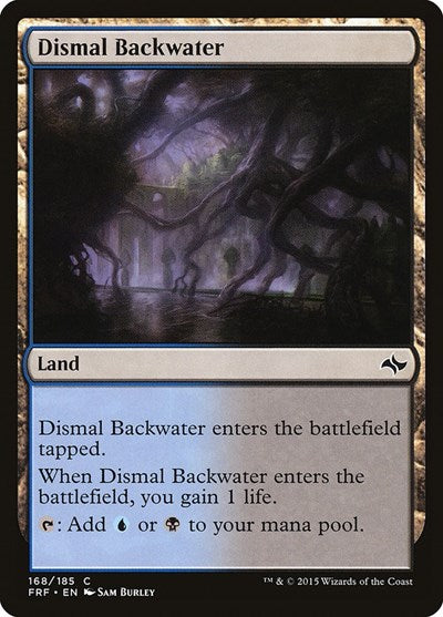 2015 Magic: The Gathering: Fate Reforged (FRF) - Dismal Backwater (#168, Common) (, Lightly Played)