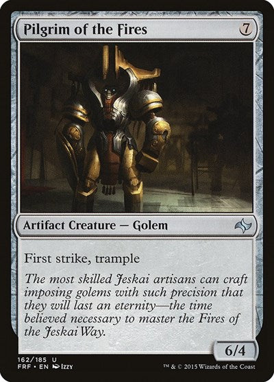 2015 Magic: The Gathering: Fate Reforged (FRF) - Pilgrim of the Fires (#162, Uncommon) (, Moderately Played)