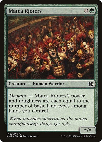 2015 Magic: The Gathering: Modern Masters 2015 (MM2) - Matca Rioters (#148, Common) (, Lightly Played)