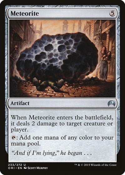 2015 Magic: The Gathering: Magic Origins (ORI) - Meteorite (#233, Uncommon) (, Near Mint)