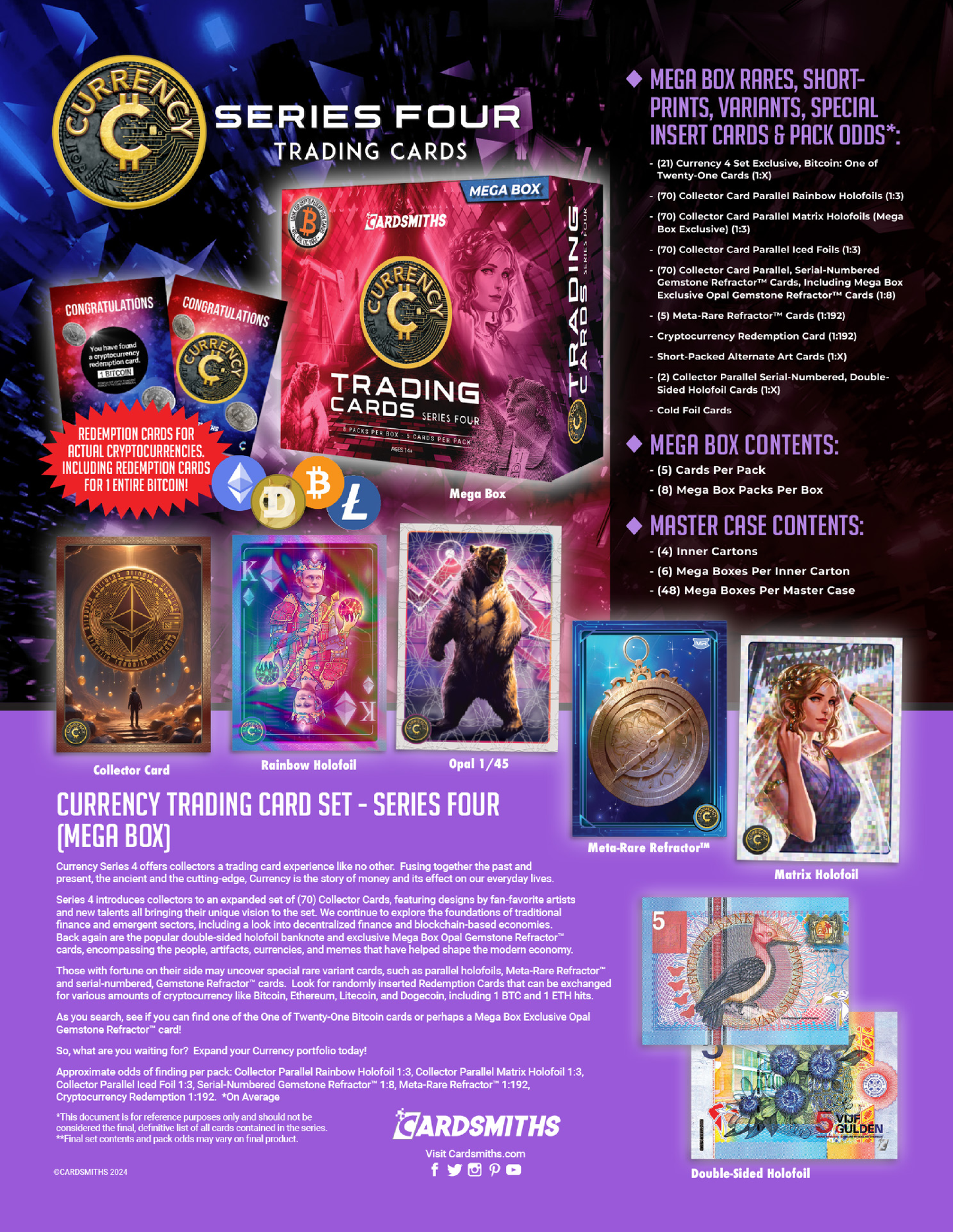 Currency Series 4 Trading Cards MEGA BOX