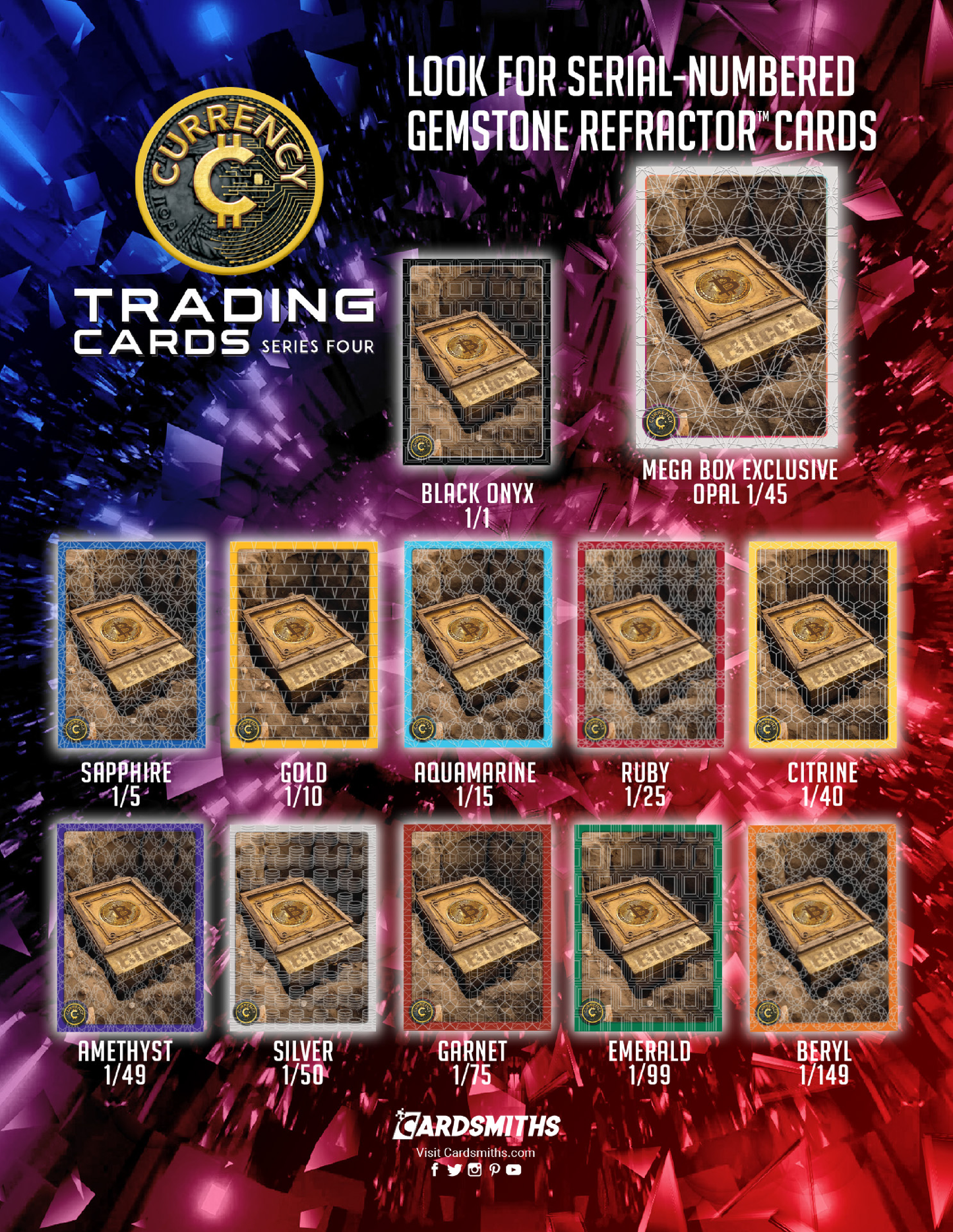 Currency Series 4 Trading Cards MEGA BOX