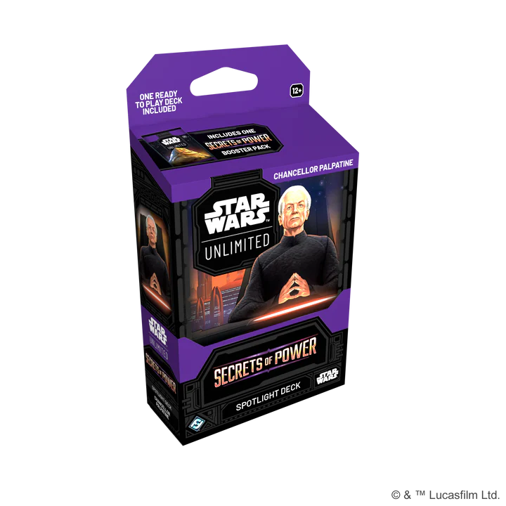 Star Wars Unlimited: Secrets of Power — Chancellor Palpatine Spotlight Deck
