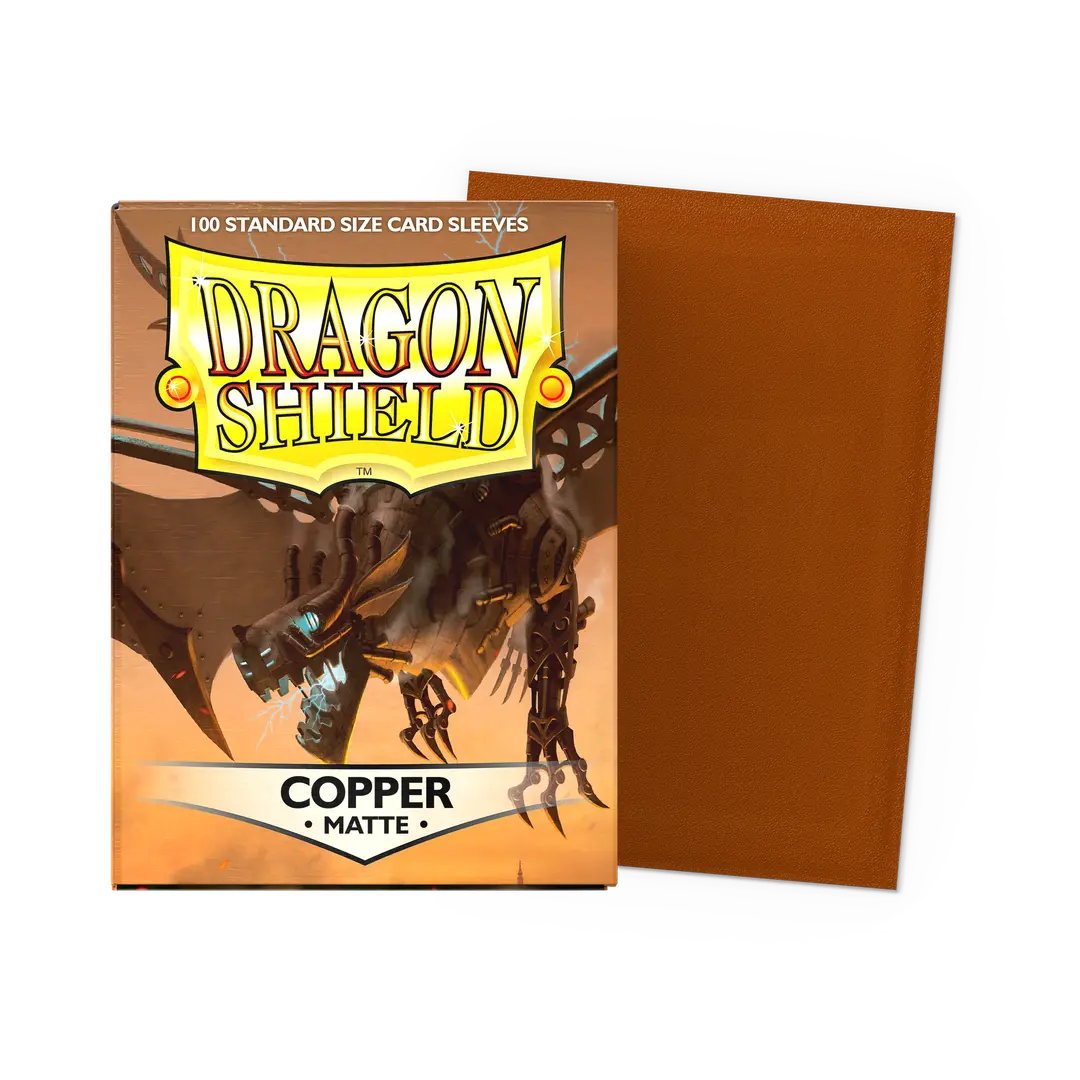 Dragon Shield 100 Sleeves - Matte Copper
