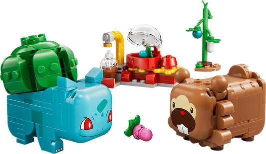 Berry Bash with Bulbasaur and Bidoof
