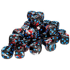 Chessex Dice 12mm darkside blue