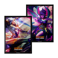 Riftbound Sleeves — Kayle vs Morgana