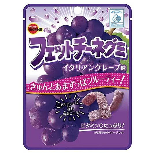 Bourbon Brand Gummy Fettuccine Gummy — Grape Flavor