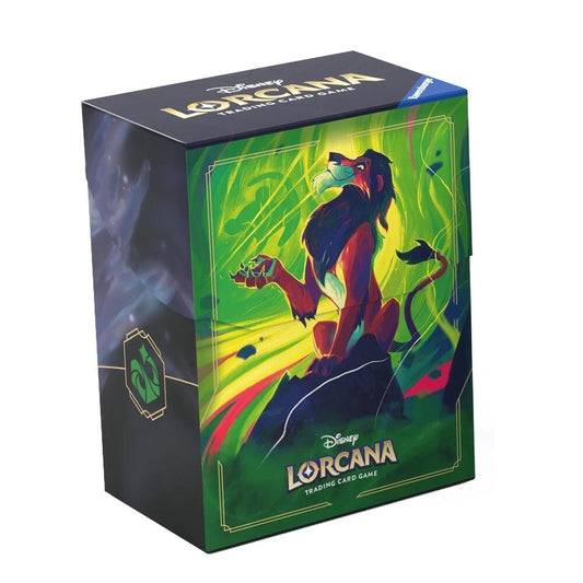 DIsney Lorcana: Deckbox - Scar, Vengeful Lion
