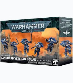 Space Marines: Vanguard Veteran Squad with Jump Packs
